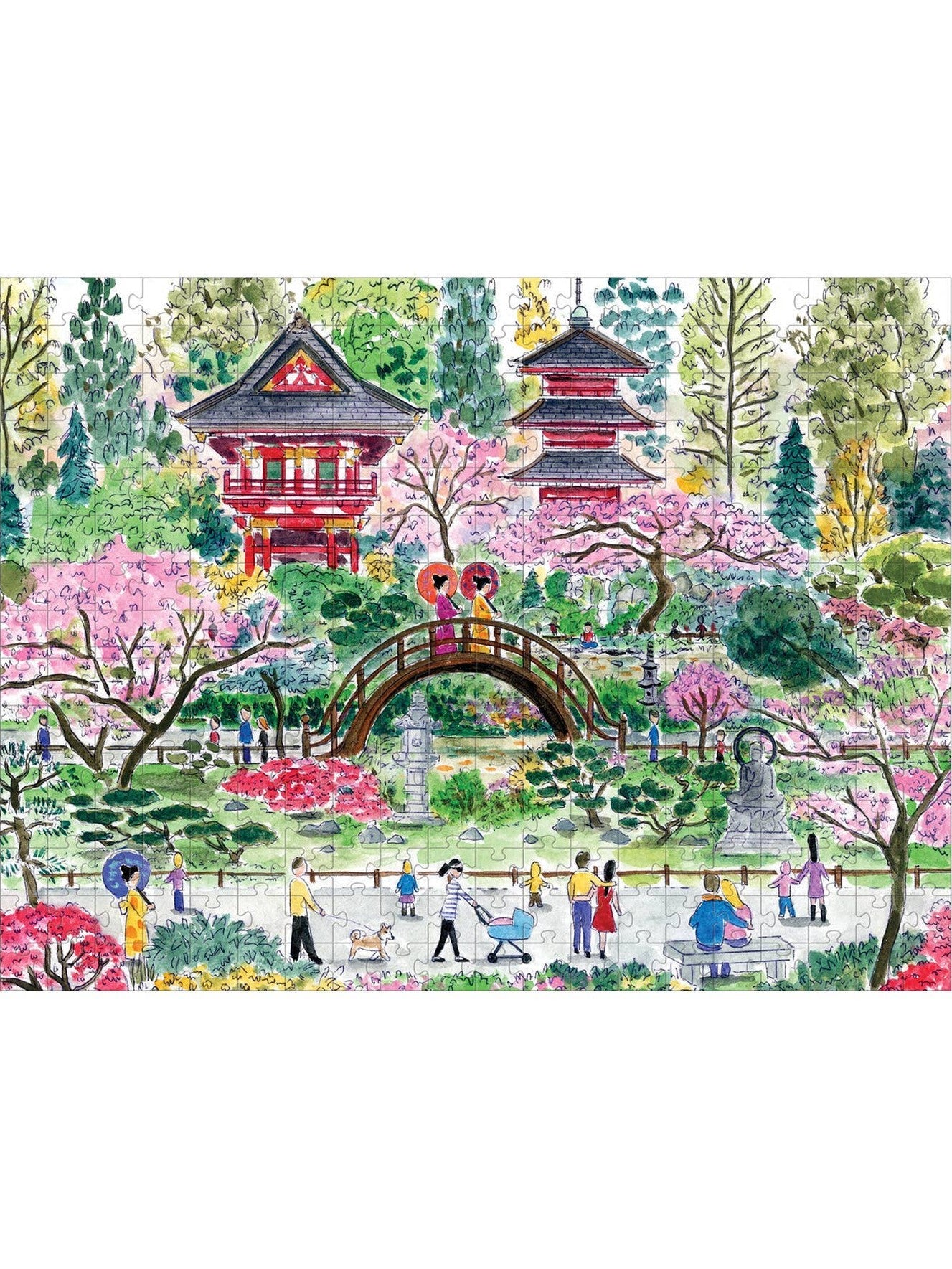 Michael Storrings Japanese Tea Garden 300 Piece Puzzle