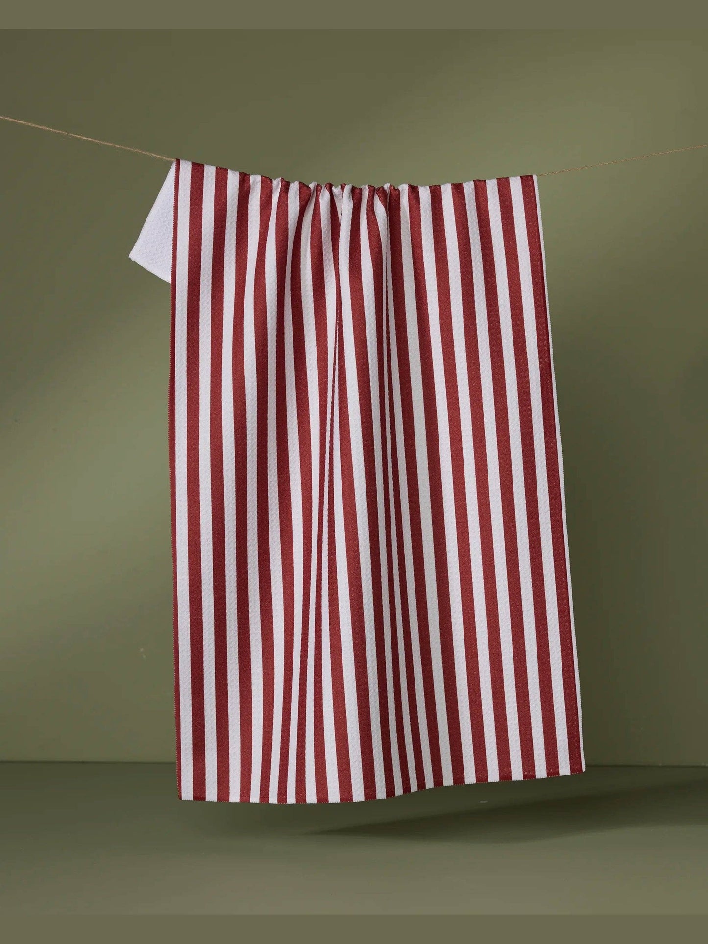 Ribbon Red Tea Towel