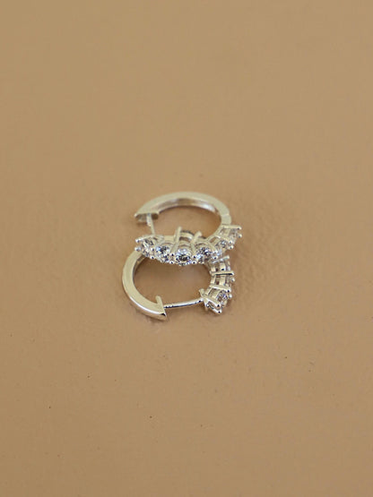 ÉLAN SILVER HOOPS: SILVER
