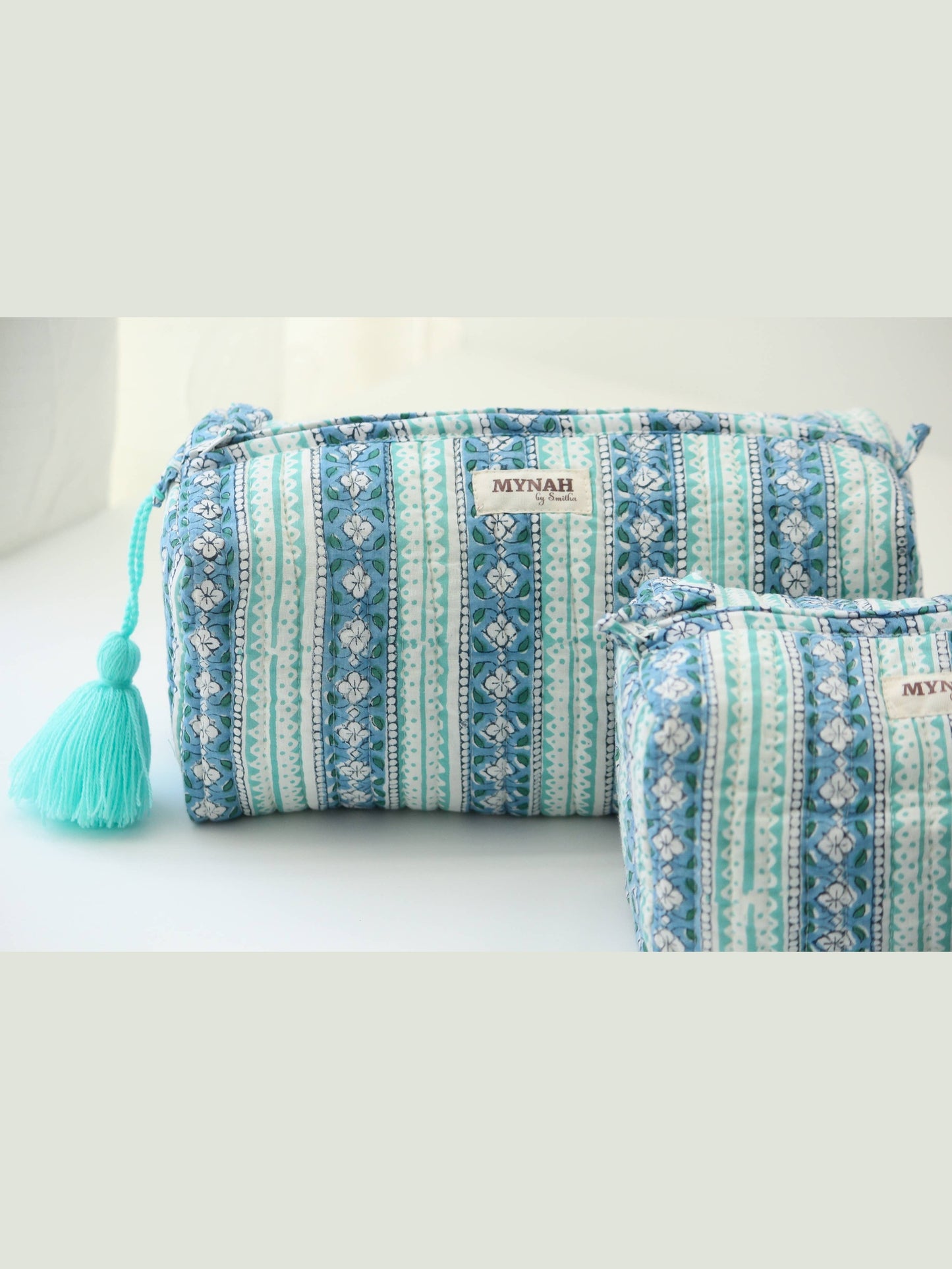 Moroccan stripes travel/make up/organizer/bag-Set of 3