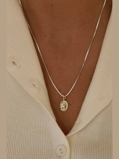 ST. CHRISTOPHER CHARM- GOLD FILLED (charm only)