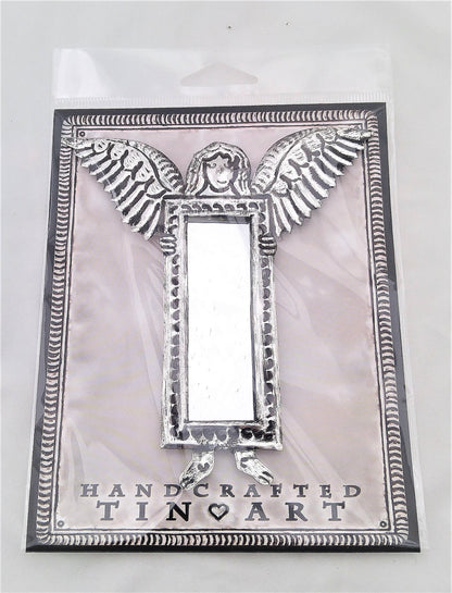 Tin Angel With Mirror