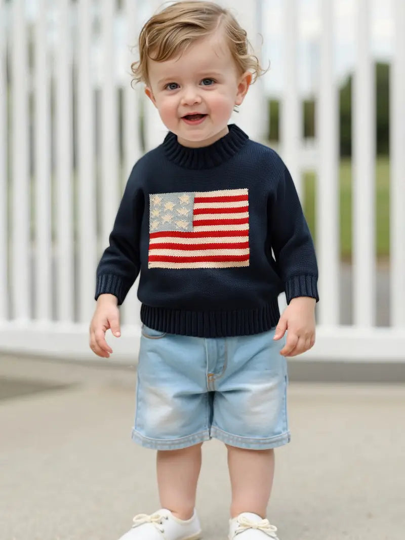 Children's USA Flag Sweater