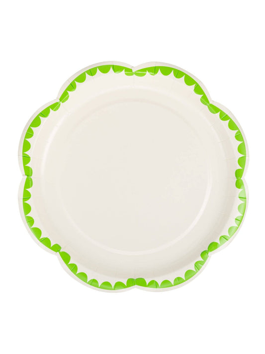 PAR1132 - Green Dessert 8" Plate