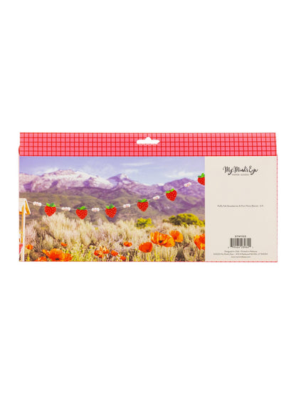 STW1102 - Felt Strawberry Banner