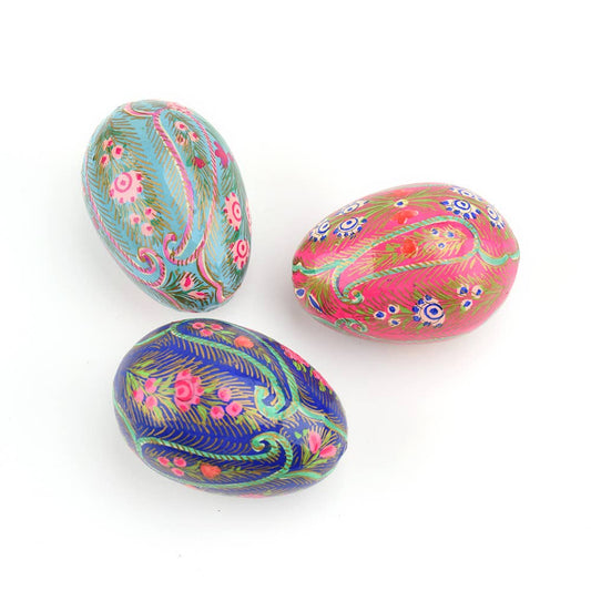 Paizale Kashmiri Easter Eggs - Set of 3