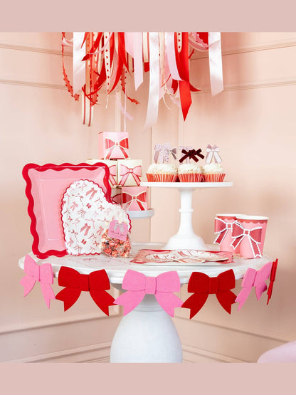 VBW1241 - Pink and Red Ric Rac Plate