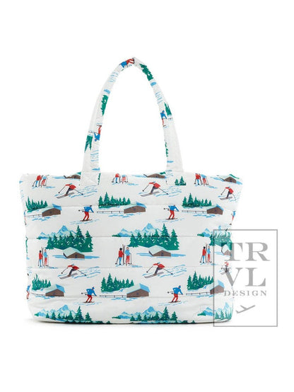Luxe Ski Puffer Tote Bag - Hit the Slopes *New!