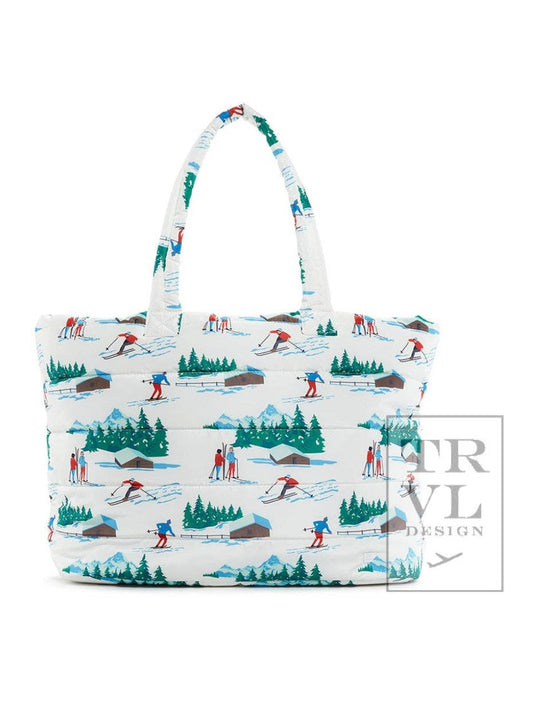 Luxe Ski Puffer Tote Bag - Hit the Slopes *New!