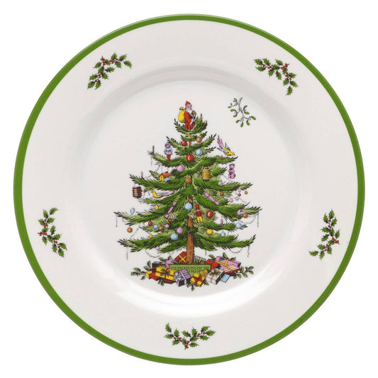 Spode Christmas Tree Melamine Set of 4 Dinner Plates