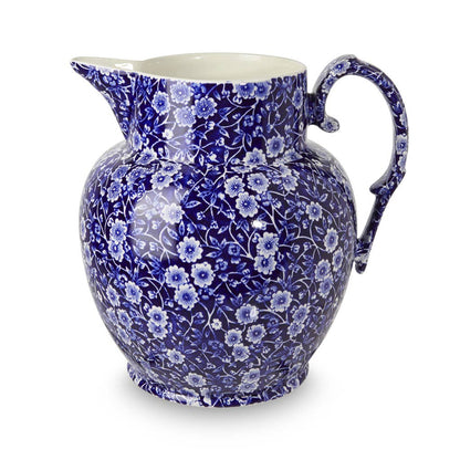 Blue Calico Large Etruscan Jug