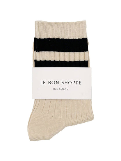 Her Socks - Varsity: Espresso