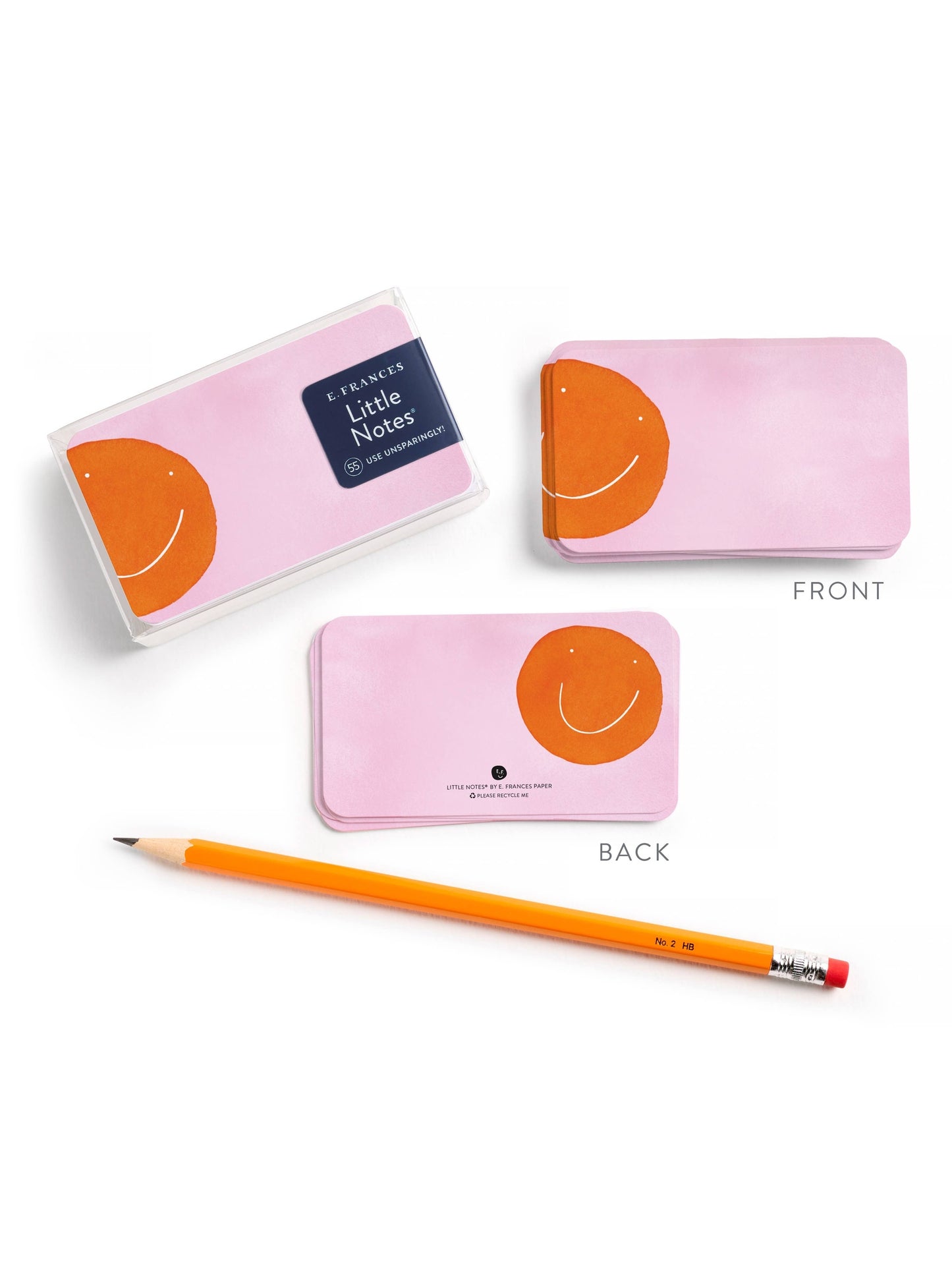 Orange Smiley Little Notes® NEW 55 Count