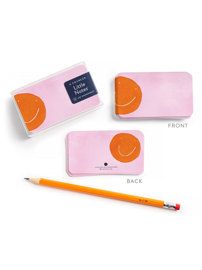 Orange Smiley Little Notes® NEW 55 Count