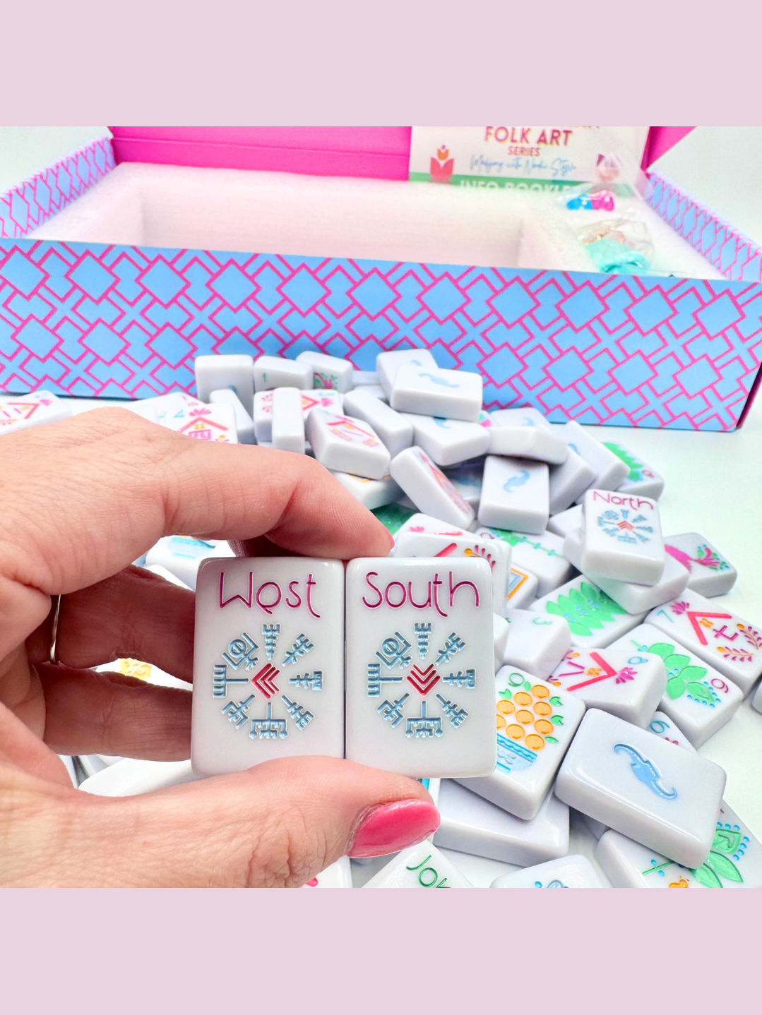 THE SCANDINAVIAN FOLK ART SERIES | Mahjong Tiles with Nordic Style
