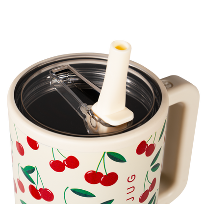 HydroJug Cherries 40 oz Traveler Tumbler