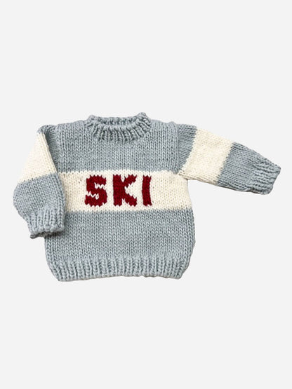 Children's Ski Sweater Bowie Grey