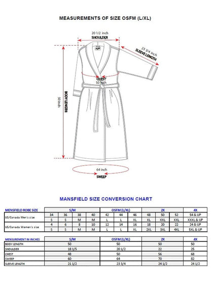 Microfiber Shimmer Lined Robe: Champagne