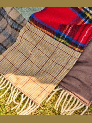 Tweedmill Patchwork Wool Quilt