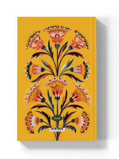 Golden Floral Classic Layflat Journal Notebook