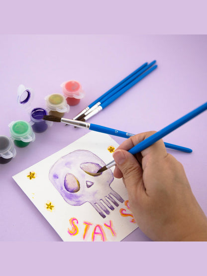 Paint Brush Round Natural Hair (5/Pack)