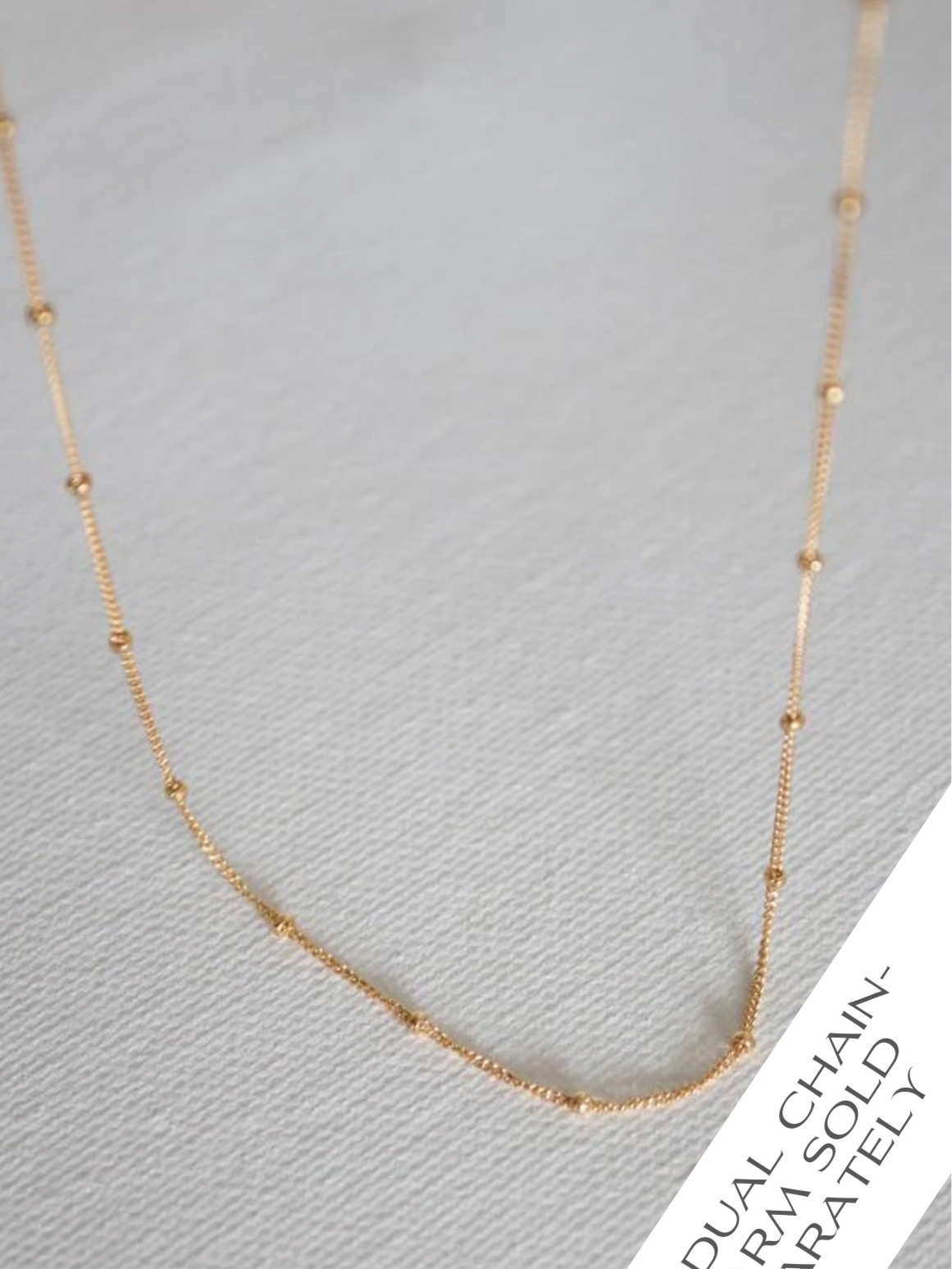 GOLD FILLED SATELLITE CABLE CHAIN: 18"