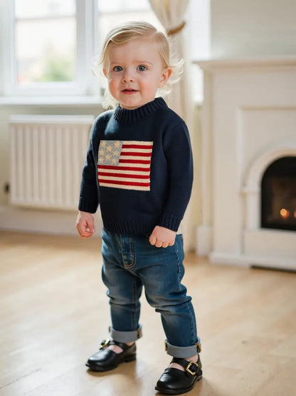 Children's USA Flag Sweater