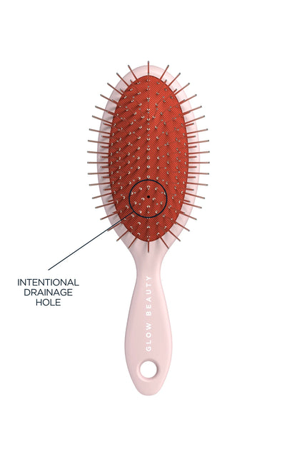 The Mini Detangling Brush: Ballerina Pink