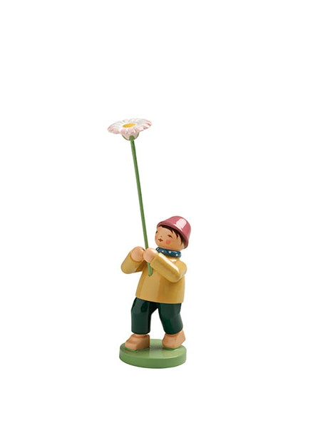 Boy with Daisy by Wendt & Kuhn