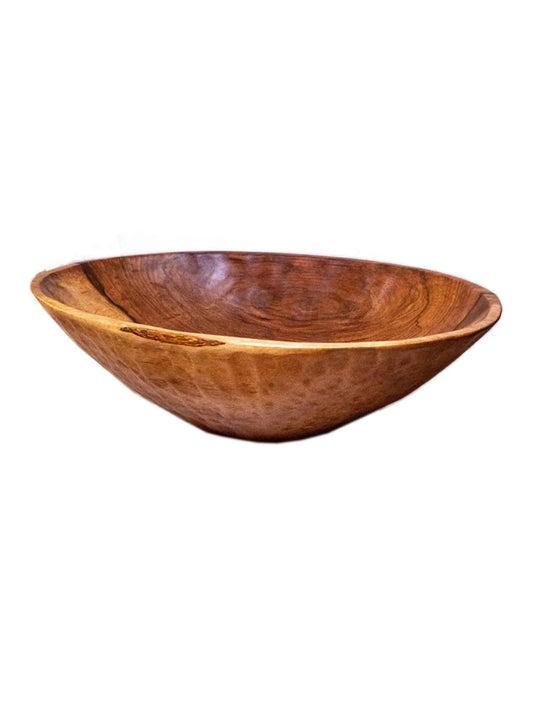 20" XL Round Classic Wooden Serving Bowl