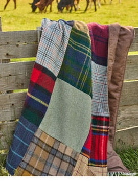 Tweedmill Patchwork Wool Quilt