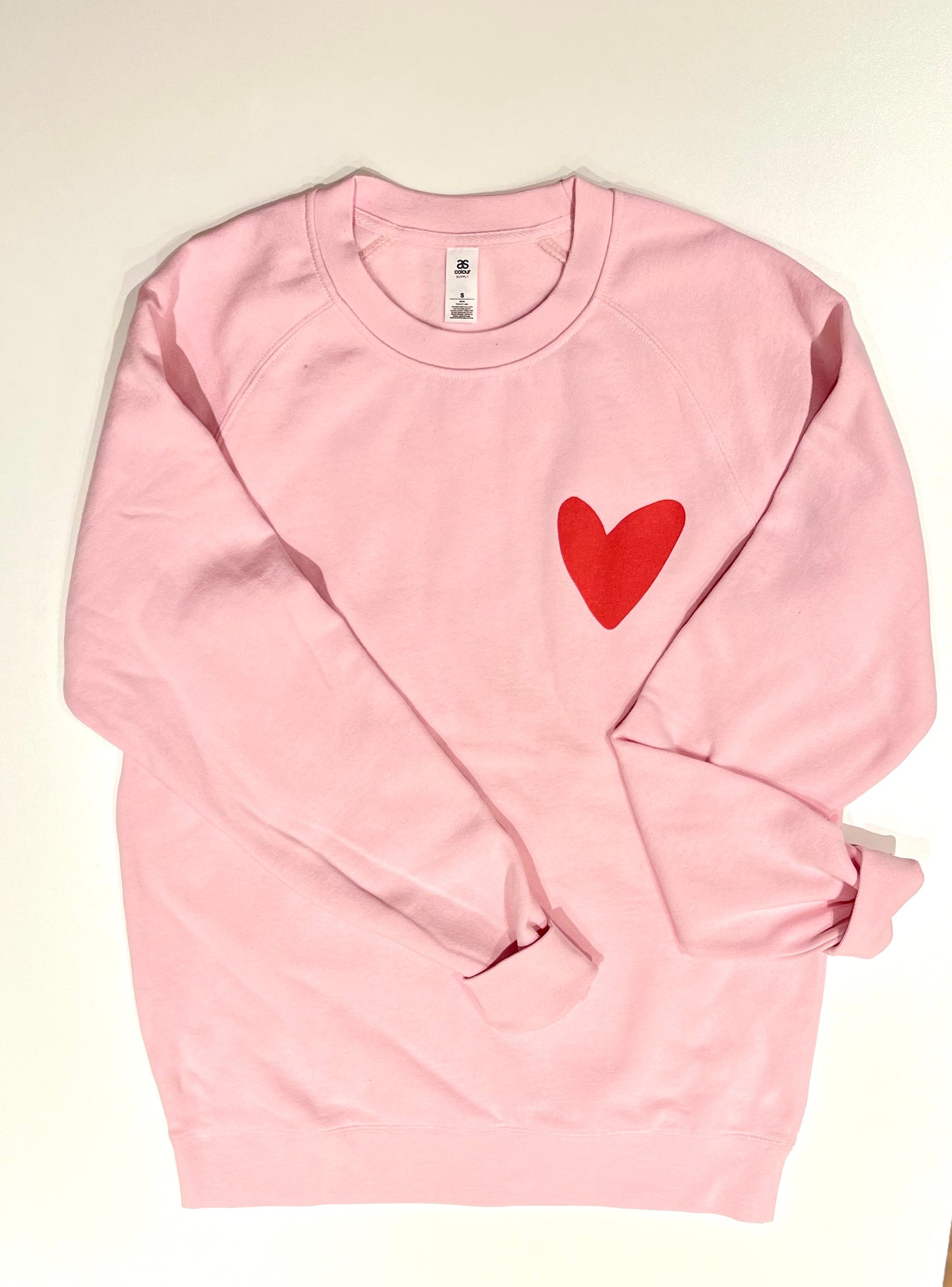 Pink Heart Sweatshirt