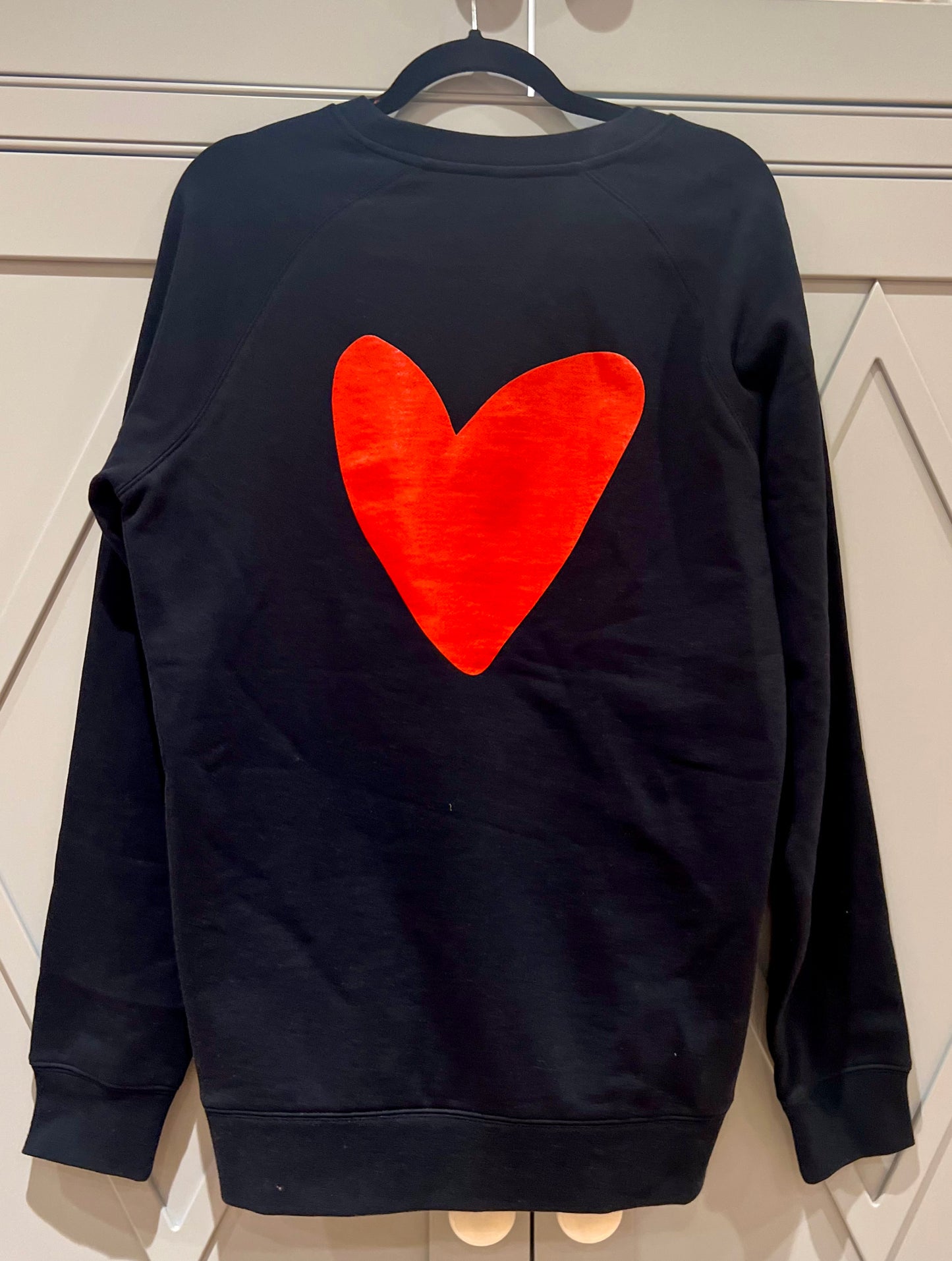 Navy Heart Sweatshirt