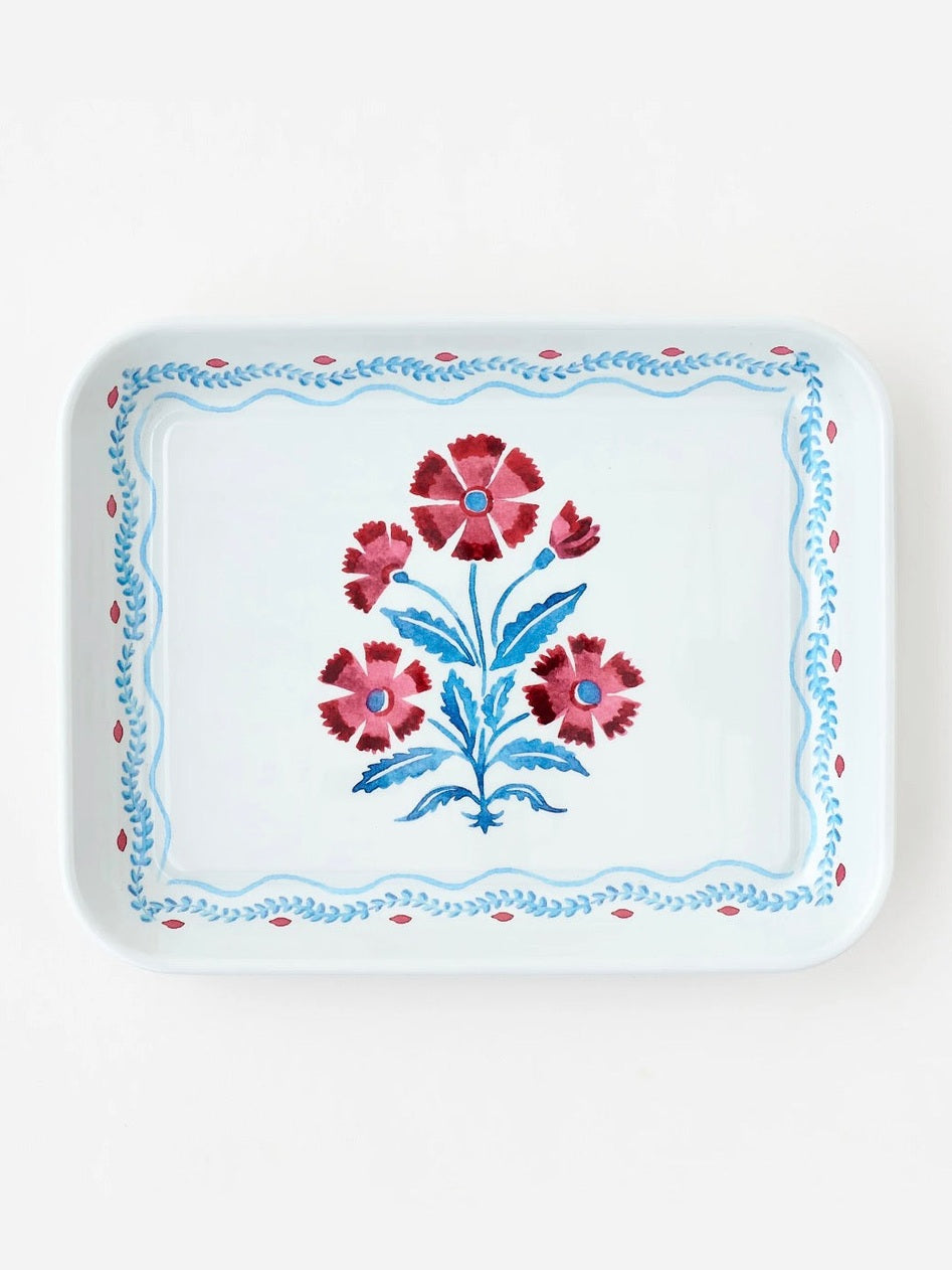 Americana Floral Tray (Melamine)