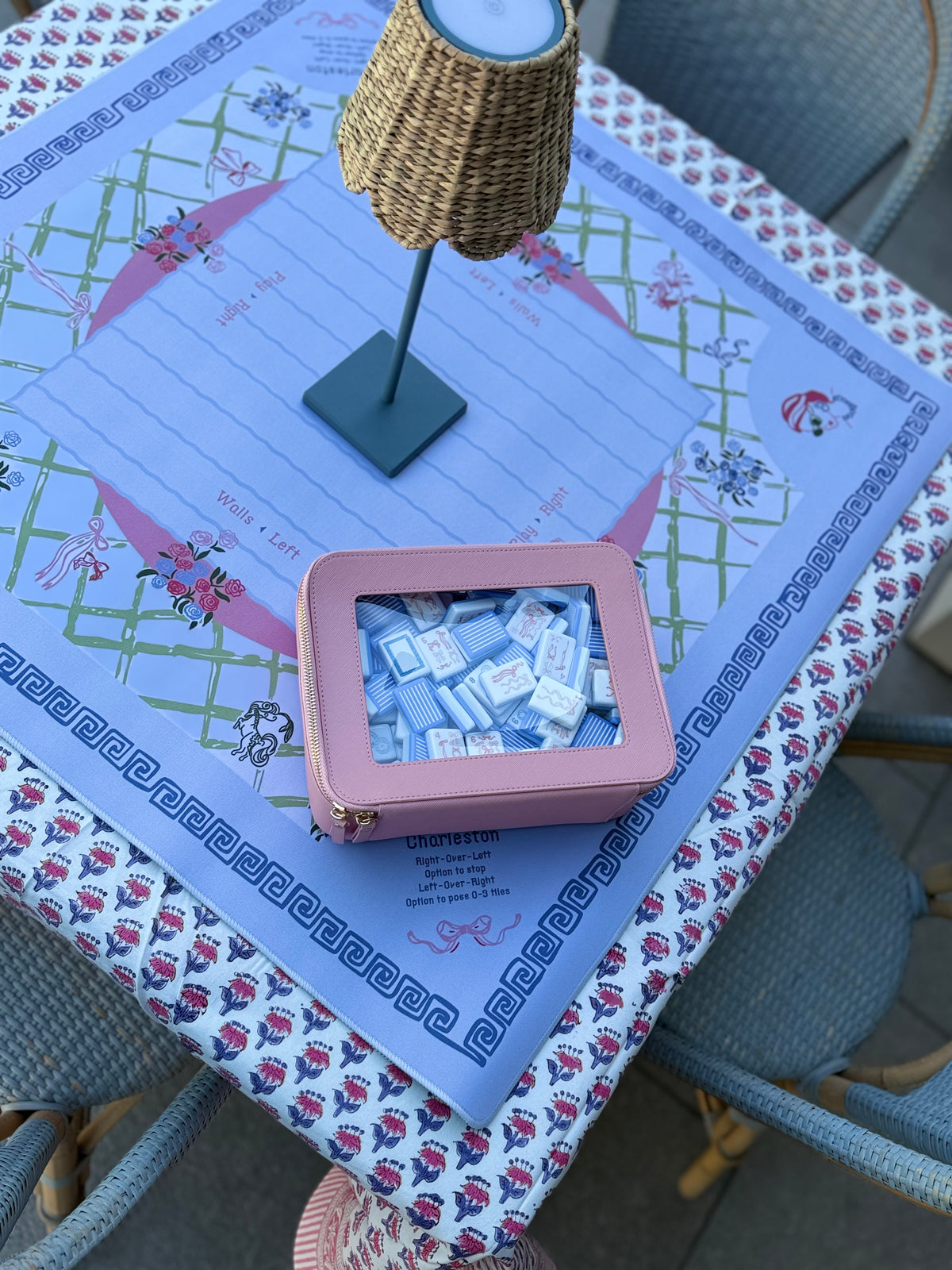 Lady Luxury  Miss Fancy Mahjong 31.5 x 31.5" Mat