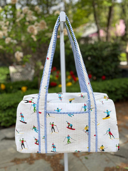 Quilted Ski Duffel Bag