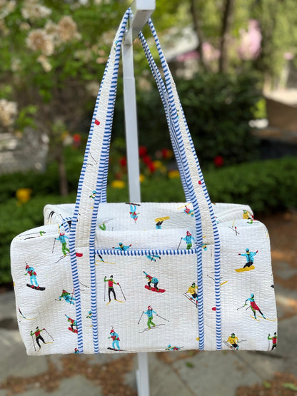 Quilted Ski Duffel Bag