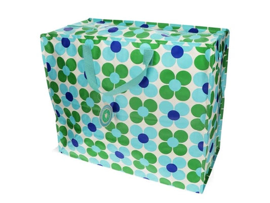 Jumbo Storage Bag: Blue Daisy