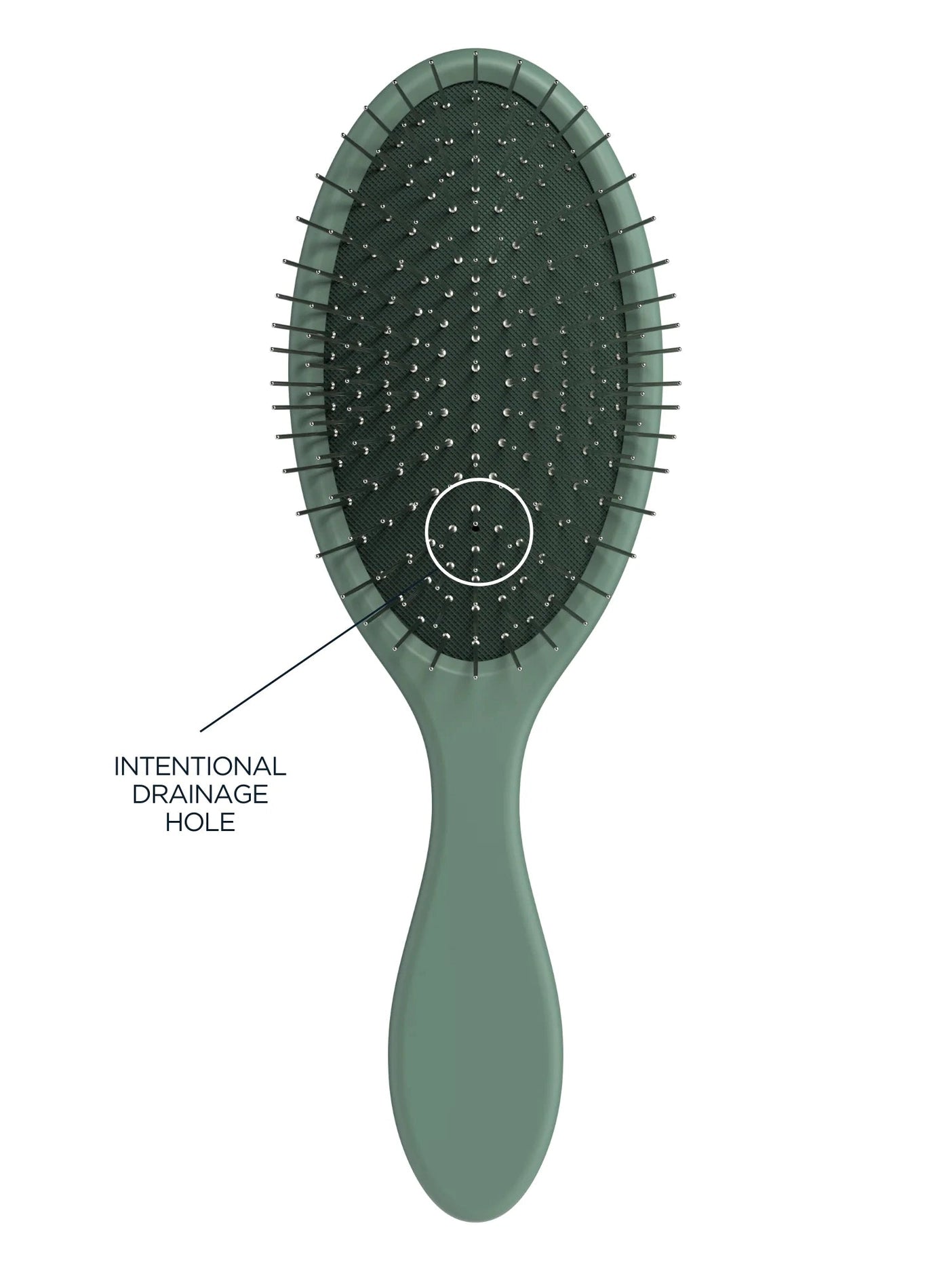 Glow Beauty Detangling Brush (Green)