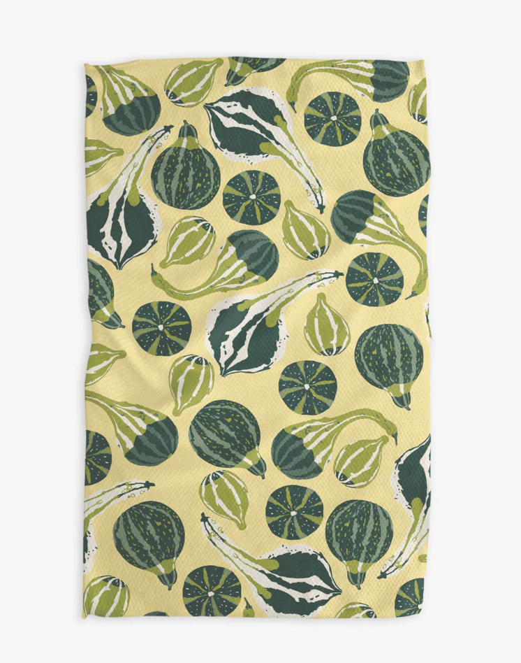 Geometry Squash Envy Tea Towel