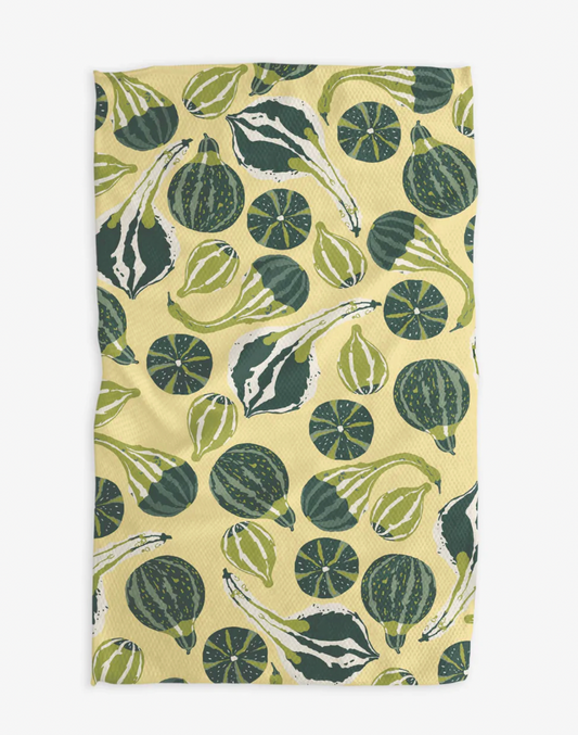 Geometry Squash Envy Tea Towel