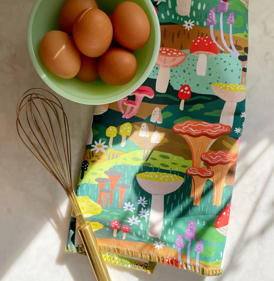 Idlewild Co. Mushroom Heaven Tea Towel