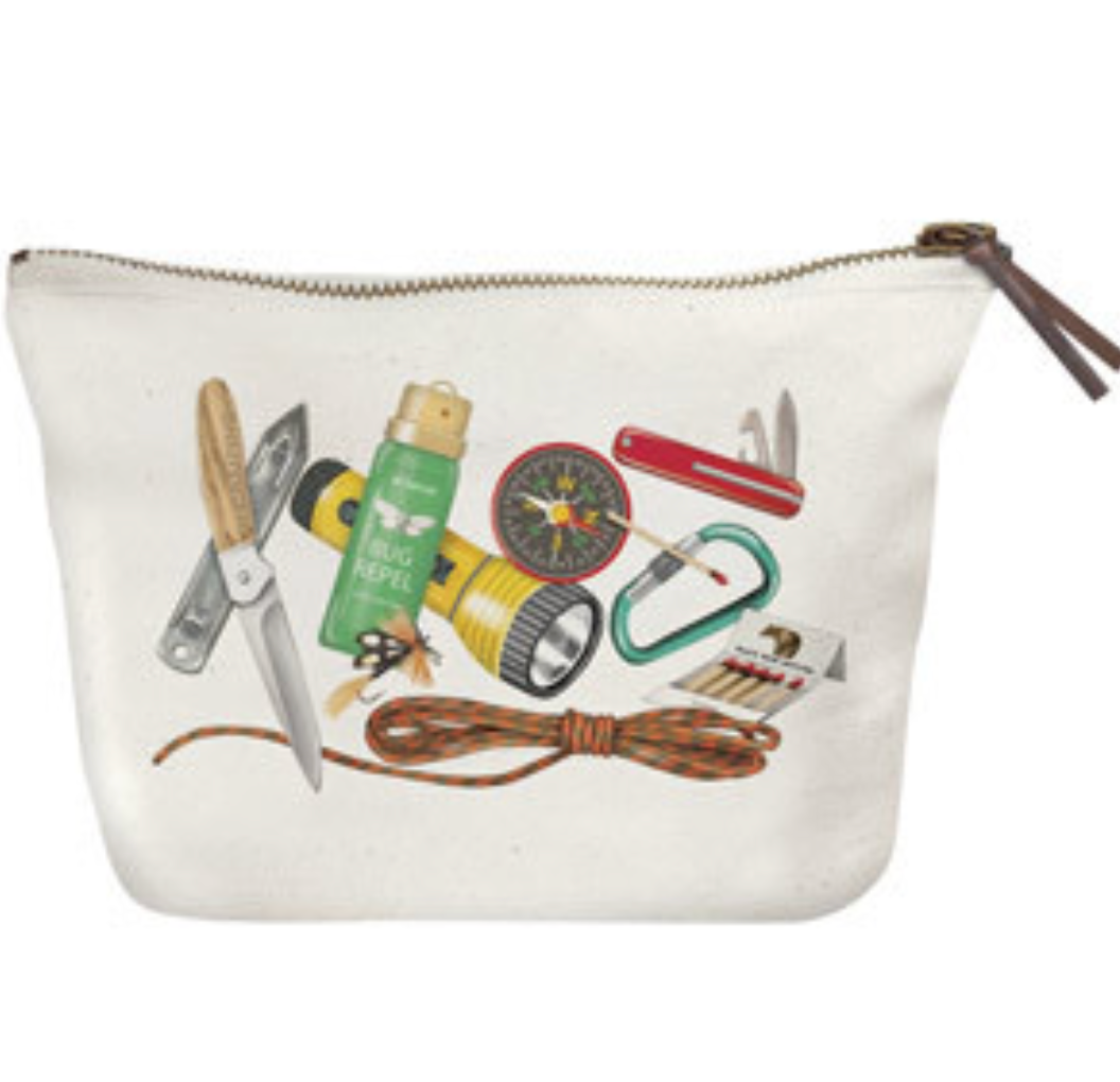 Mary Lake Thompson Survival Canvas Pouch