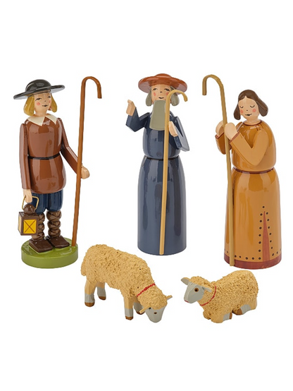 Nativity Scene Set 2 (Shepherds and lambs)by Wendt & Kühn