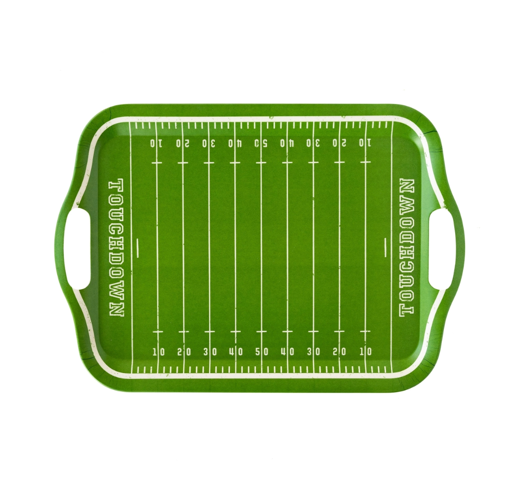 My Mind’s Eye Football Field Bamboo Reusable Tray