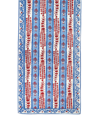 Provence Avignon Red & Blue Runner