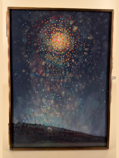 Star of Bethlehem by Sarah Richards Samuelson in Easel Style Frame