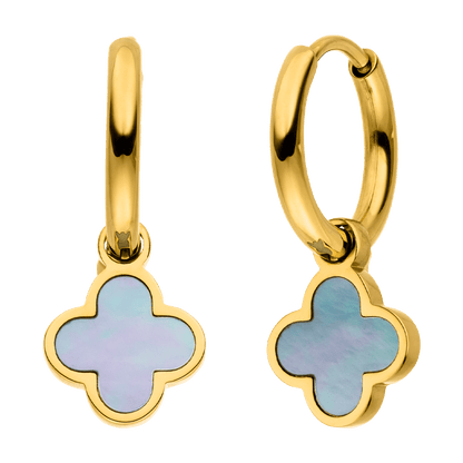 Sky Clover Earrings | 18K Gold-Plated: Gold
