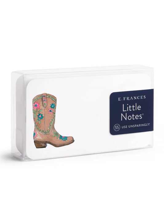 Cowboy Boot Little Notes® NEW 55 Count