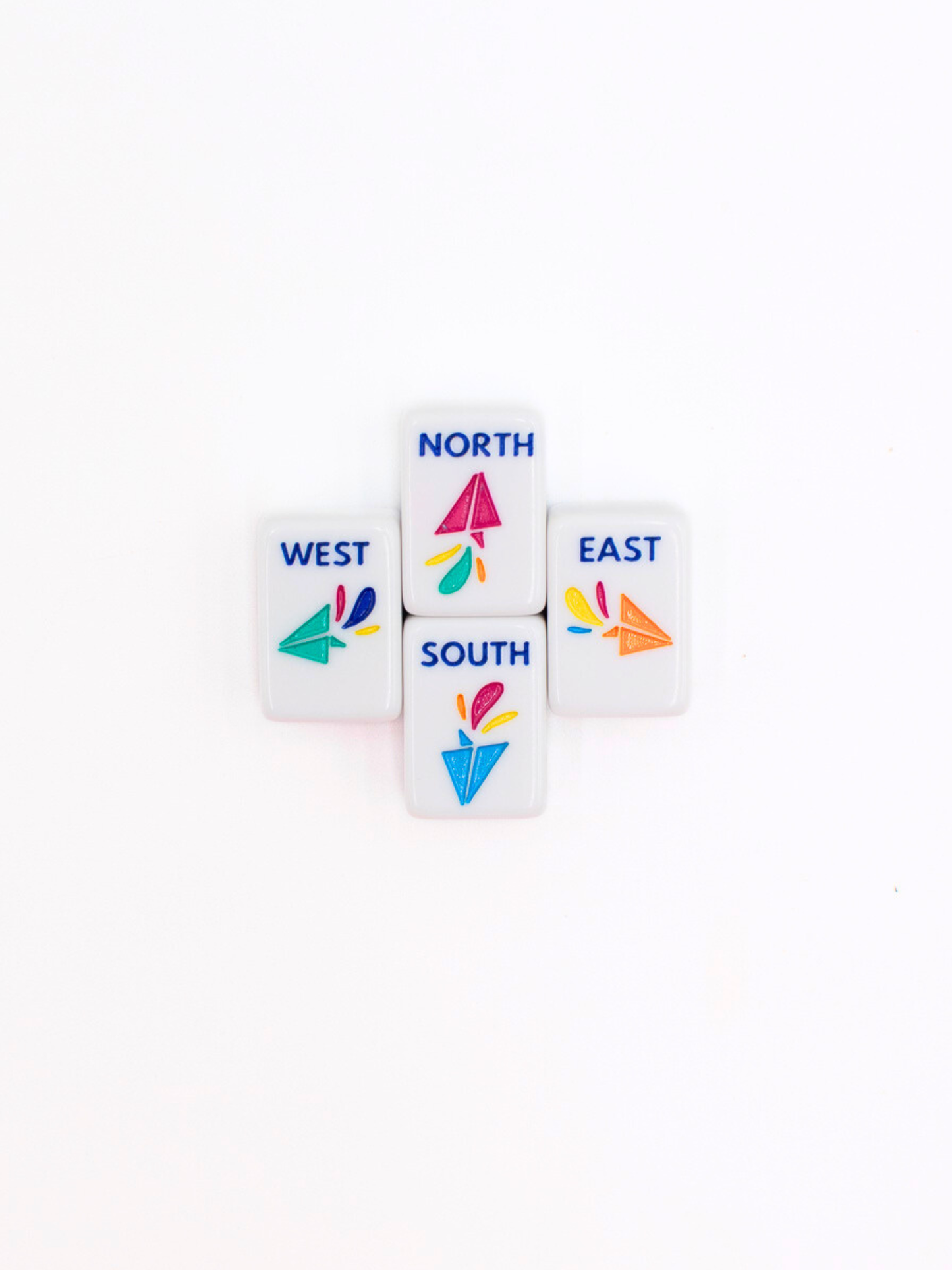MINI TRAVEL MAHJONG Tile Set |  Mini Anywhere Series  |  White